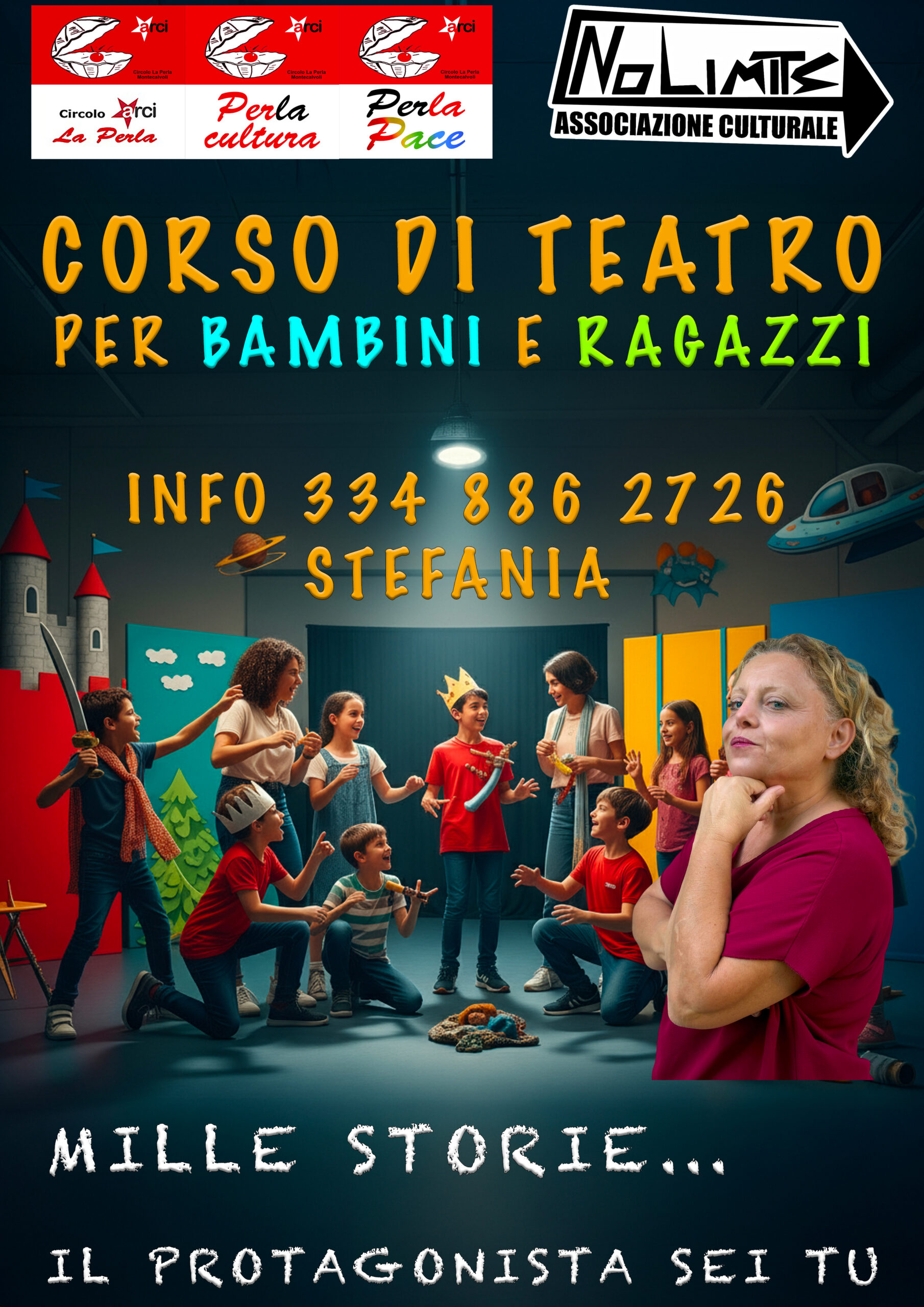 Progetti No Limits APS - Corso di Teatro &mdash; Mille Storie... Il Protagonista Sei Tu
