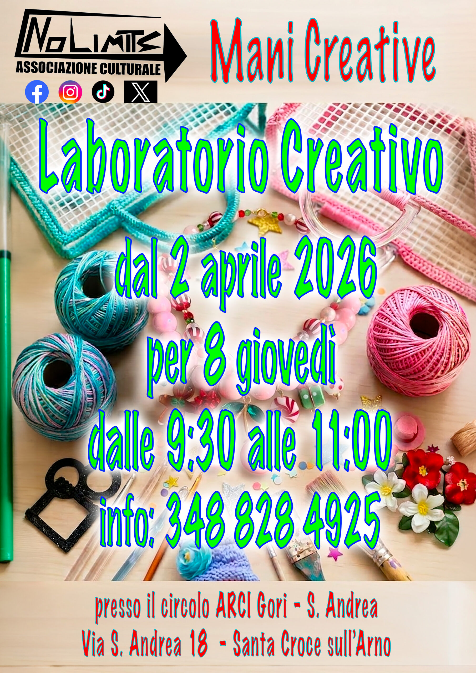 Progetti No Limits APS - Mani Creative &mdash; Laboratorio Creativo