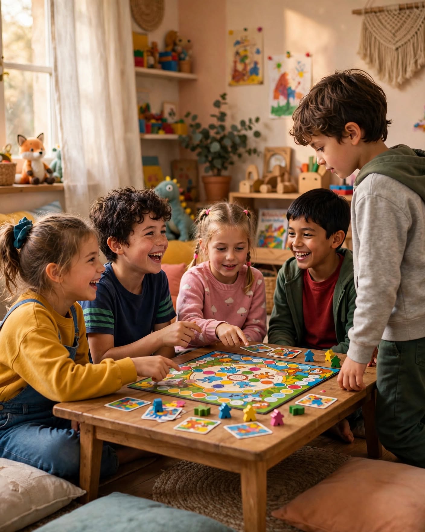 Socializzazione bambini Santa Croce sull'Arno - gioco da tavolo al doposcuola creativo